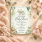 Sage Green Baby Shower Invitation | Digital & Printed