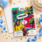 Superhero Birthday Invitation – | Digital & Printed