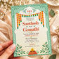 Traditional Green Wedding Invitation | Digital & Printed