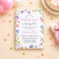 Wildflower Birthday Invitation | Digital & Printed (Copy)