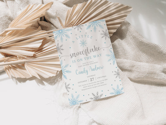 Winter Onderland Birthday Invitation Template, Printable Invitation, Girl Birthday, Evite, Digital Invite,  0312
