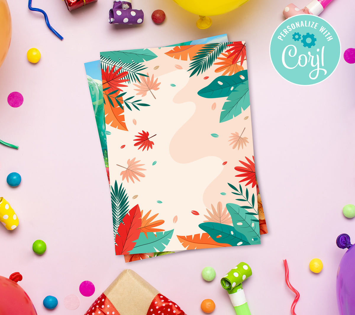 Baby Moana Birthday Invitation Template, Printable Invitation, Girl Birthday, Evite, Digital Invite, 0073